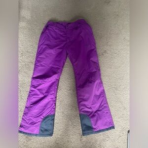 Women’s Purple Insulated Snow Pants